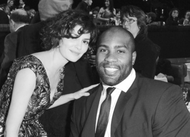 Audrey Tautou & Teddy Riner © Sipa