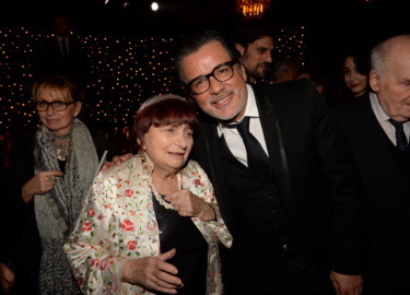 Agnès Varda & Christophe Barratier ©Rachid BellakpoolBestimage
