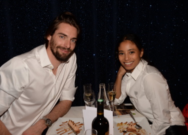 Camille Lacourt et Hajiba Fahmy ©Rachid BellakpoolBestimage