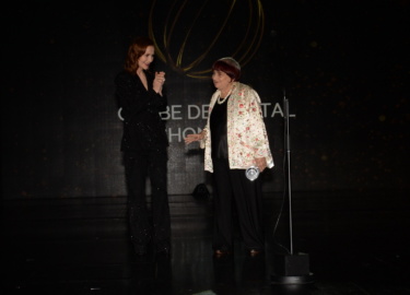 isabelle huppert et agnes varda ©Rachid BellakpoolBestimage