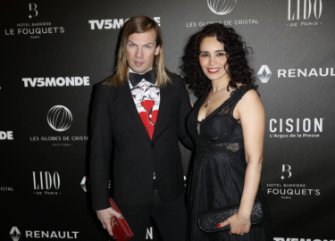 Christophe Guillarmé, Aïda Touihri (robe Christophe Guillarmé) © Rachid Bellak Pool Bestimage